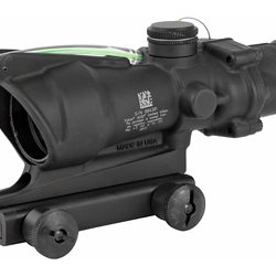 Trijicon ACOG, Rifle Scope, 4X, 32, Green Horseshoe 6.8, Matte, w/TA51 Mount