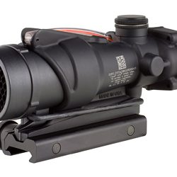 Trijicon ACOG, 4x32, Dual Illuminated Red Chevron, USMC Rifle Combat Optic (R...