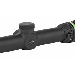 Trijicon AccuPoint Rifle Scope, 1-4X24mm, 30mm, Green Triangle, Matte Black F...