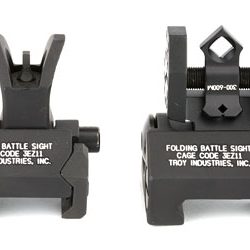 TROY Industries BattleSight Micro, Front and Rear Sight, Di-Optic Aperture, P...