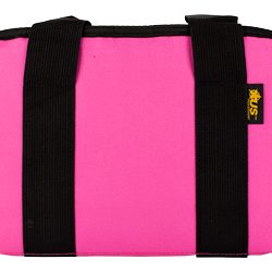 US PeaceKeeper Attache, Pistol Case, 12.5"x6.5", 600 Denier Polyester, Pink