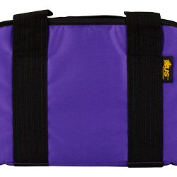 US PeaceKeeper Attache, Pistol Case, 12.5"x6.5", 600 Denier Polyester, Purple