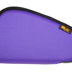 US PeaceKeeper Pistol Case, 11"x6", 600 Denier Polyester, Purple