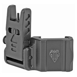 Leapers, Inc. - UTG Accu-Sync, AR15 45 Degree Offset Flip-up Front Sight, Black