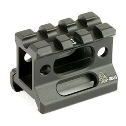 Leapers, Inc. - UTG Riser Mount, 1", 3 Slots, Fits Picatinny, Black Finish