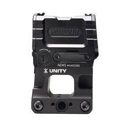 Unity Tactical FAST, Black, AEMS, Anodized