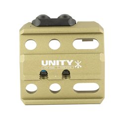 Unity Tactical FUSION, Micro Hub Base, Anodized Finish, Flat Dark Earth