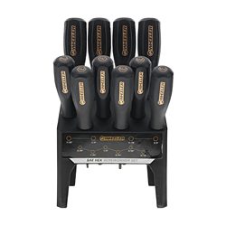 Wheeler SAE Hex Bench Driver Set, 10 Piece, Black