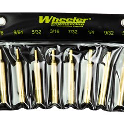 Wheeler Brass Punch Kit, 8 Piece, Includes Storage Pouch, Brass