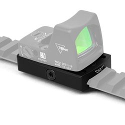 Warne Red Dot Riser, Low Pro Reflex Mount, Fits Picatinny, Aluminum Construct...