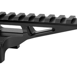 Warne Diving Board, 30mm, Fits Warne Skyline Mount, Anodized Finish, Black