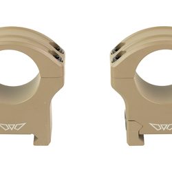 Warne HyperLite Rings, 1" High, Matte Finish, Flat Dark Earth, Fits Picatinny