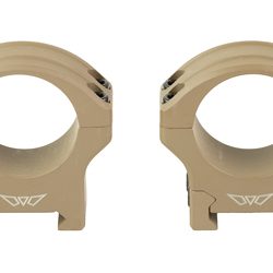 Warne HyperLite Rings, 30mm Medium, Matte Finish, Flat Dark Earth, Fits Picat...