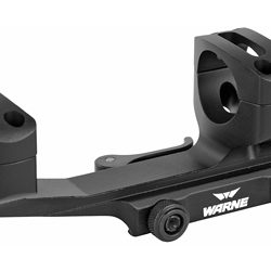 Warne Quick Detach Cantilever Mount, 1", Fits AR Rifles, Extended Skeletonize...