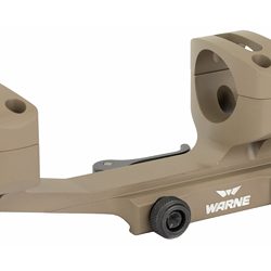 Warne Quick Detach Cantilever Mount, 30mm, Fits AR Rifles, Extended Skeletoni...