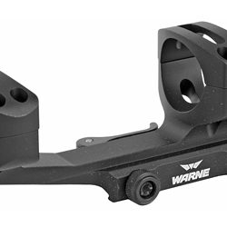 Warne Quick Detach Cantilever Mount, 30mm, Fits AR Rifles, Extended Skeletoni...