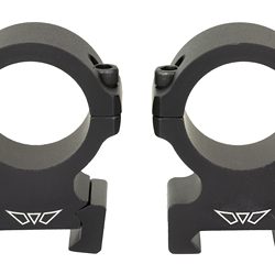 Warne Vapor Horizontal, 1", High Rings, Matte Finish, Black, Fits Picatinny