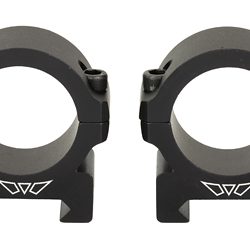 Warne Vapor Horizontal, 30mm, Low Rings, Matte Finish, Black, Fits Picatinny