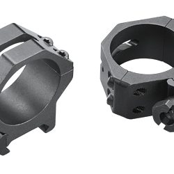 Weaver 4 Hole Tactical, 30mm Medium Rings, Fits Picatinny, Matte Finish, Black