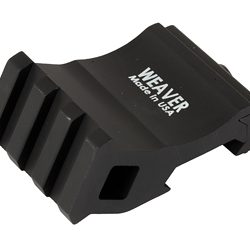 Weaver Offset Rail Adapter, Fits Picatinny, Matte Finish, Black