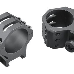 Weaver 6 Hole Tactical, 30mm Medium Rings, Fits Picatinny, Matte Finish, Black