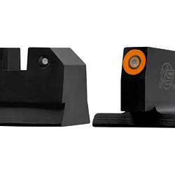 XS Sights R3D Night Sight, Suppressor Height, Orange Dot, Fits HK VP9