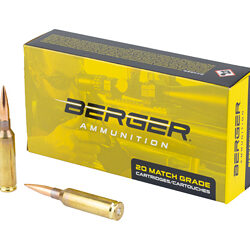Berger Bullets 6mm Creedmoor 109gr - 20 Rounds