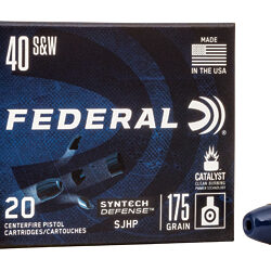 FED SYN DEF 40S&W 175GR SJHP 20/200