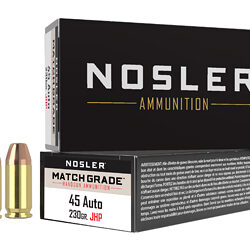 NOSLER ASP 45ACP 230GR JHP 50/500