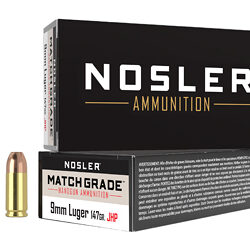 Nosler 9mm Luger (9x19 Parabellum) 147gr - 50 Rounds