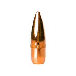 Berry's Manufacturing .223/5.56mm 55 grain FMJ-BT bullet, single component bullet on transparent background